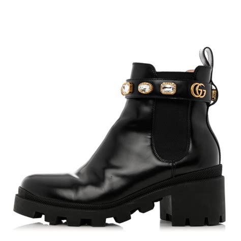 gucci crystal chelsea boots